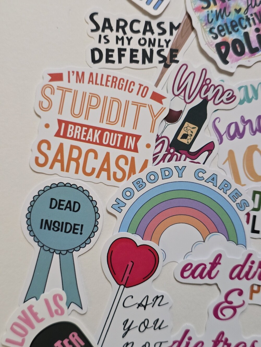 Assorted Sarcasm Sticker Pack - Picture 7 of 10
